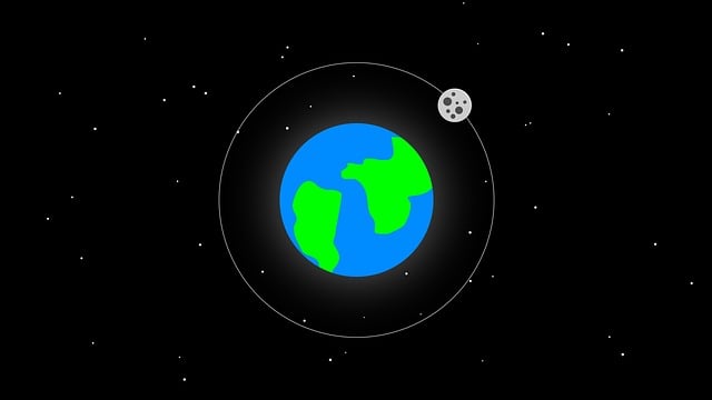 Free earth moon graphic vector