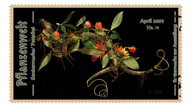 Pflanzen, Blumenpracht, Briefmarke
