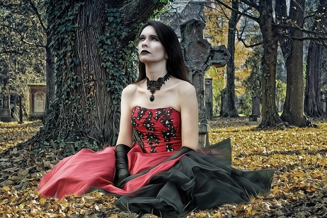 Žena, Ženský, Krása, Modelka, Gotický