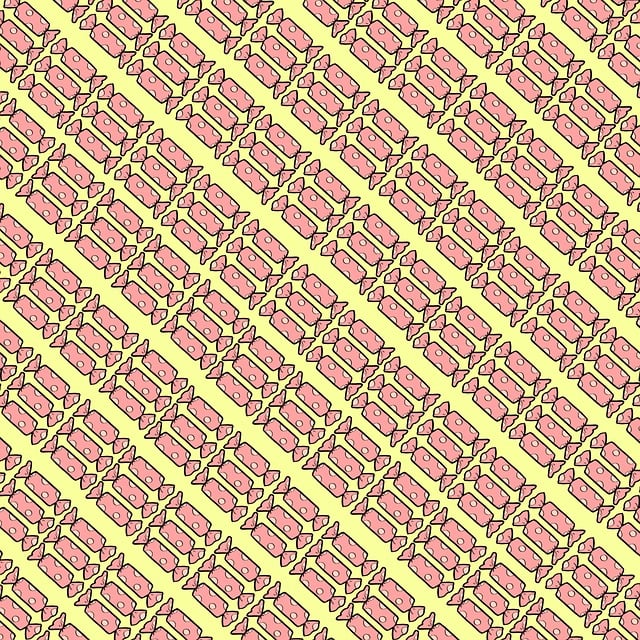 Free candy pattern background illustration