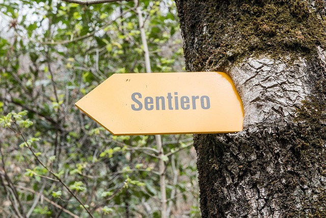 Tessin, Maggiatal, Wegweiser, Weg