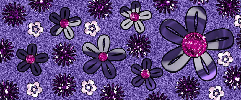 Free Glitter Flower photo and picture