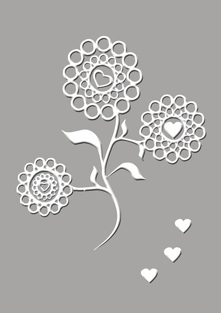 Free Flower Heart illustration and picture