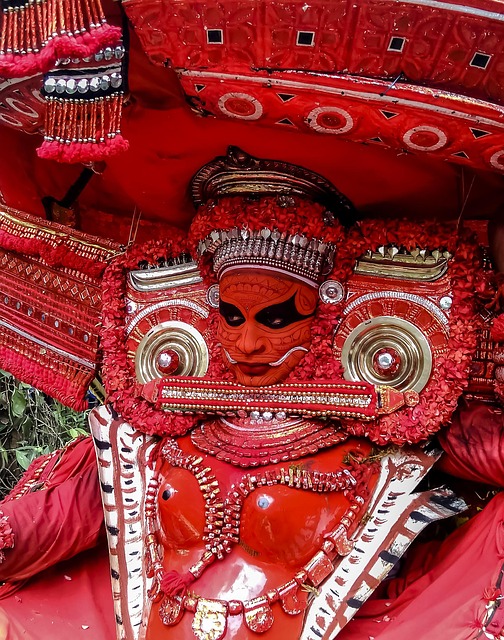 Theyyam, Tempel, Mythos, Gott, Kerala