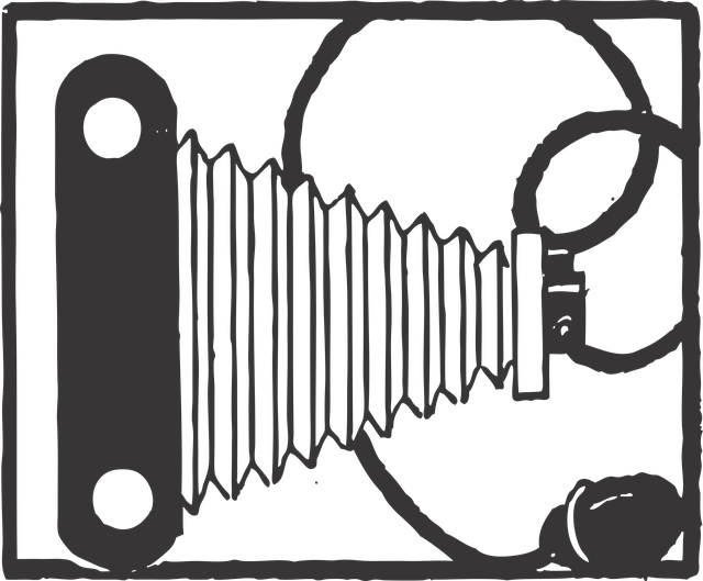Free camera bellows remote shutter vector