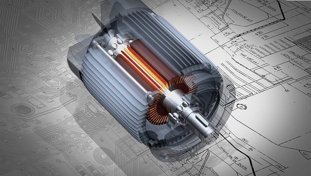 Download free HD stock image of Engine Section Free engine section detail illustration