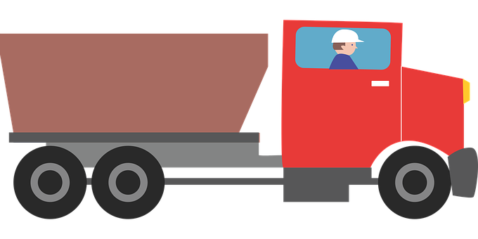 Free Truck Child vector and picture