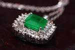 jewelry, necklace, green