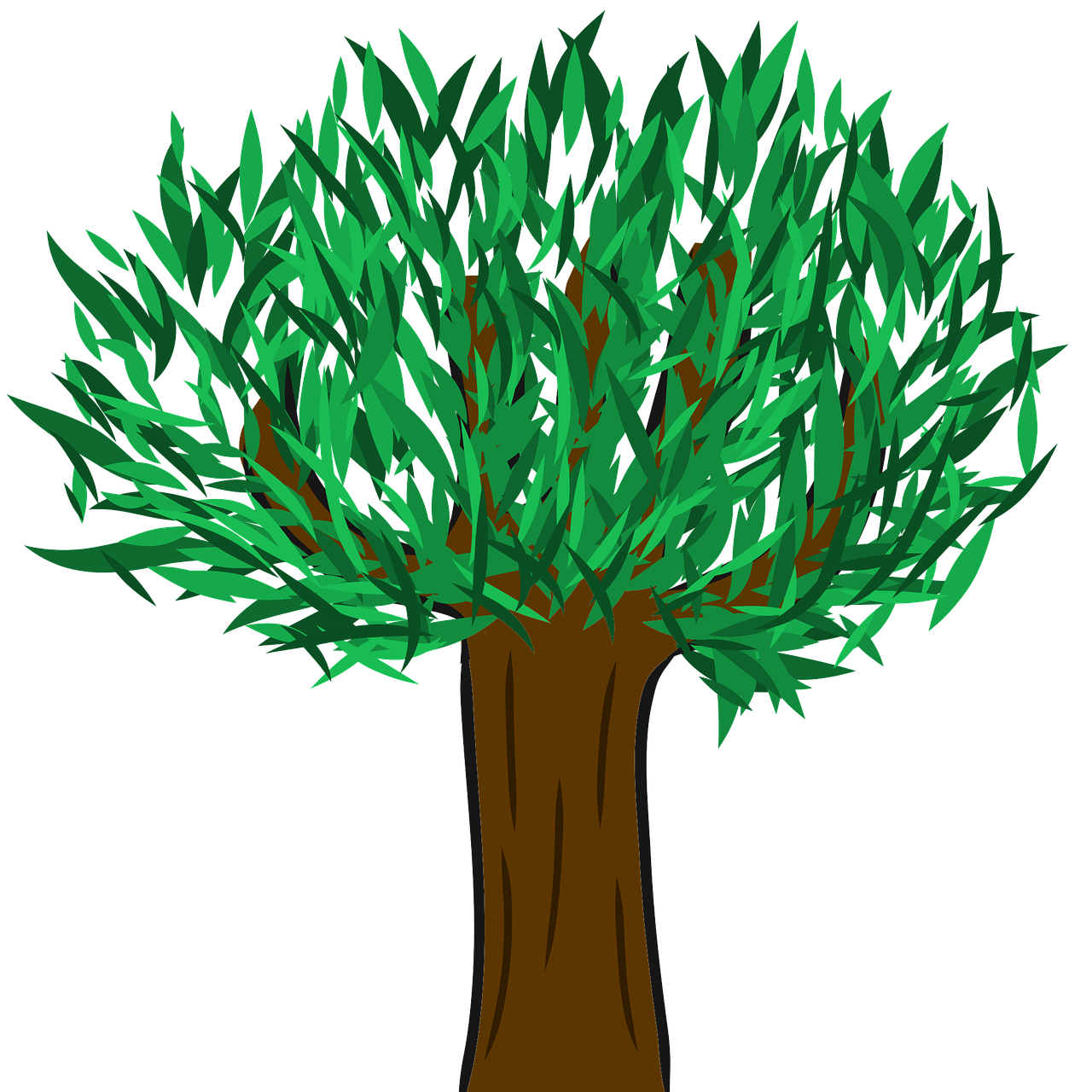 Download Tree Leaves Plant Royalty-Free Stock Illustration Image - Pixabay