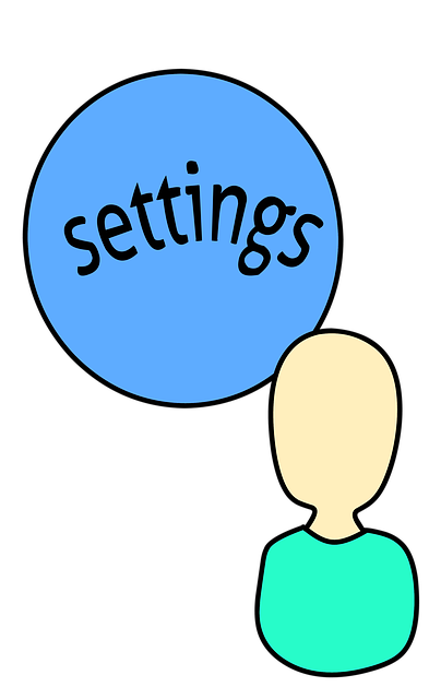 Free settings symbol avatar illustration