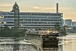 port, ship, düsseldorf
