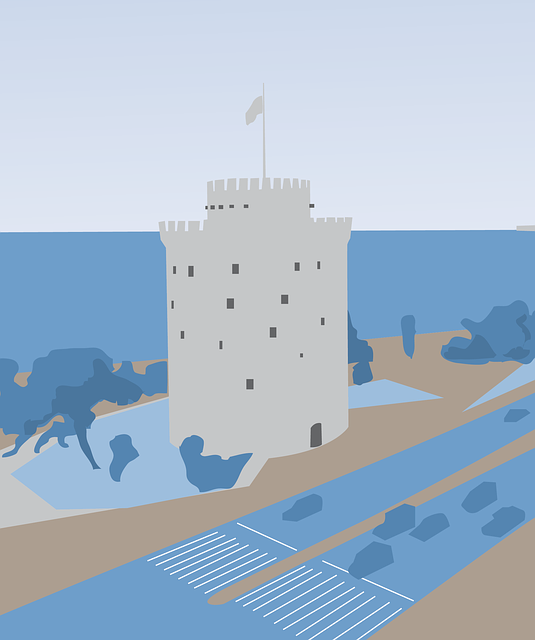 Free White Tower Thessaloniki illustration and picture