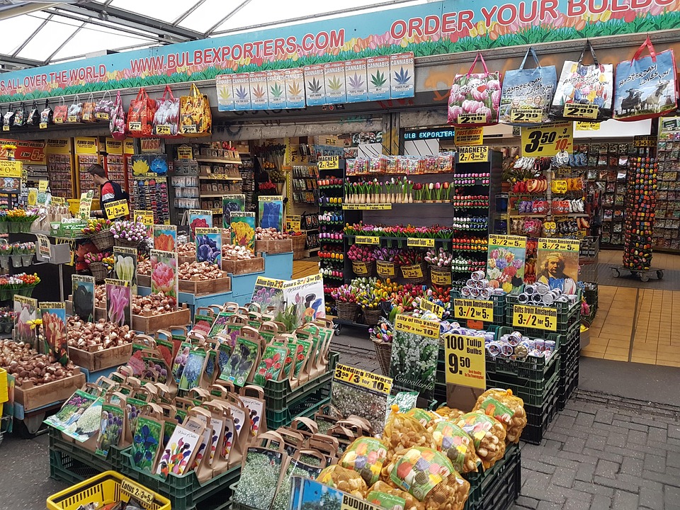 Mercado de las flores Ámsterdam