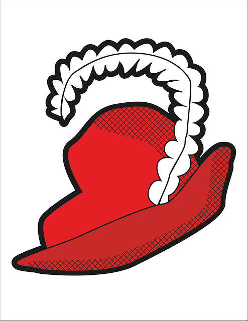 Free hat feather servant vector