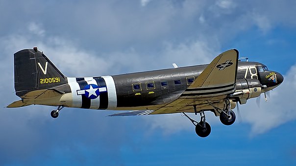 Abheben, Douglas C-47 Dakota