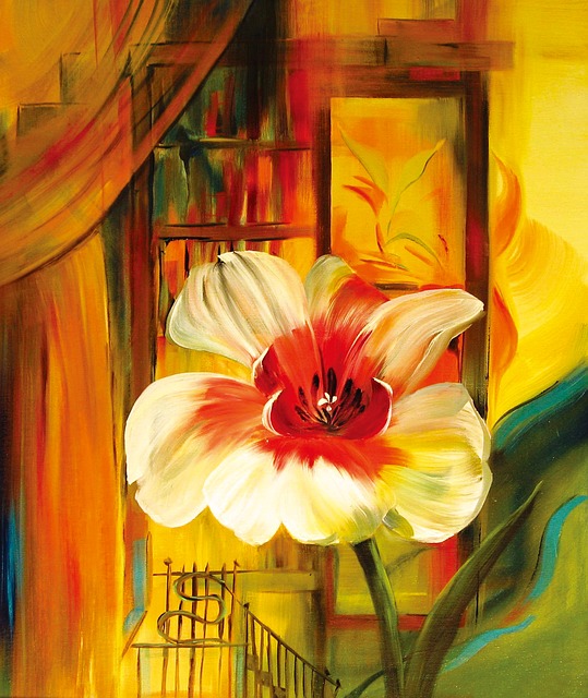 Free Flower Traditional Chinese Painting illustration and picture
