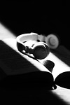 headphones, small, book