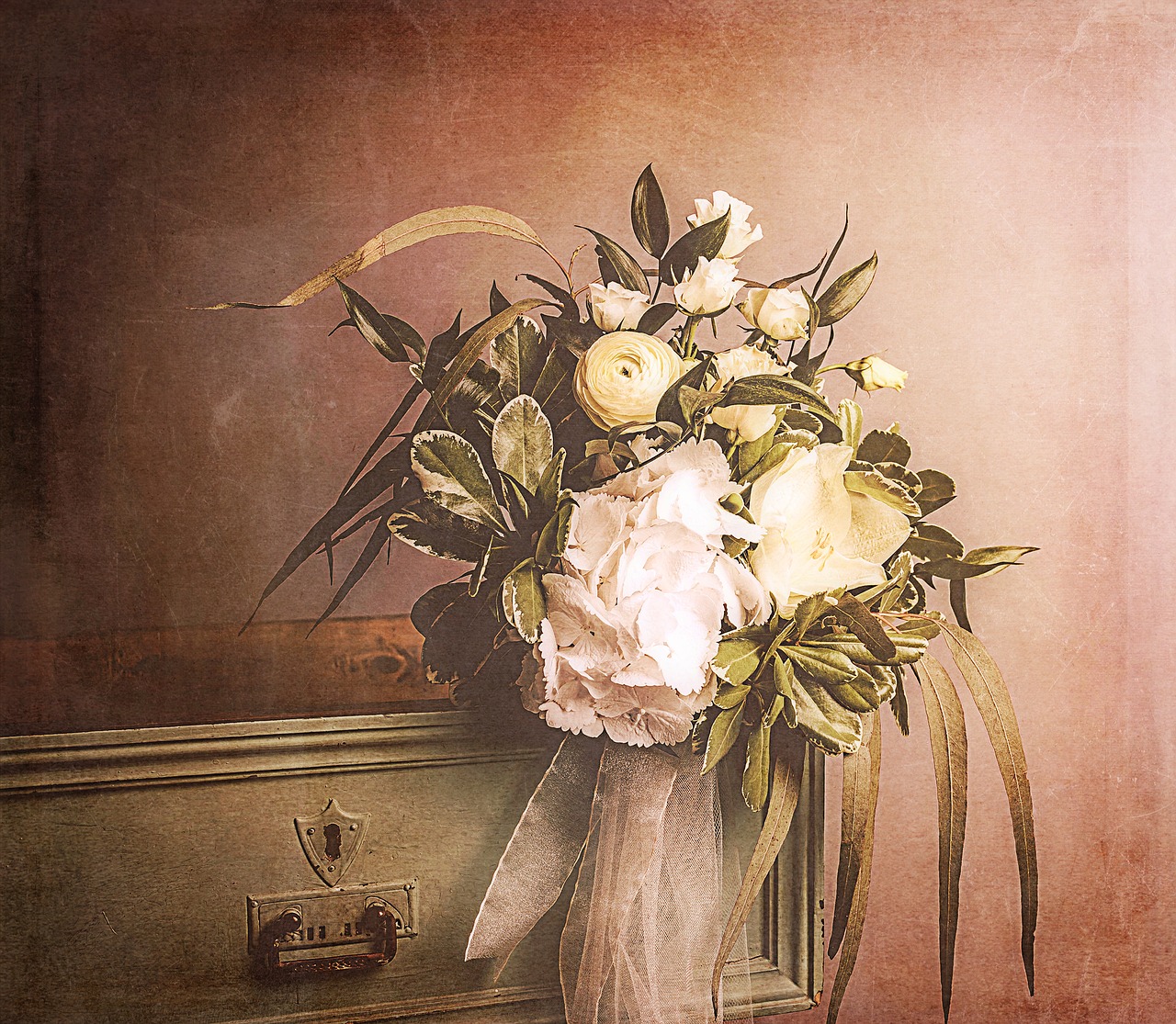 Download Flowers, Floral, Chest. Royalty-Free Stock Illustration Image