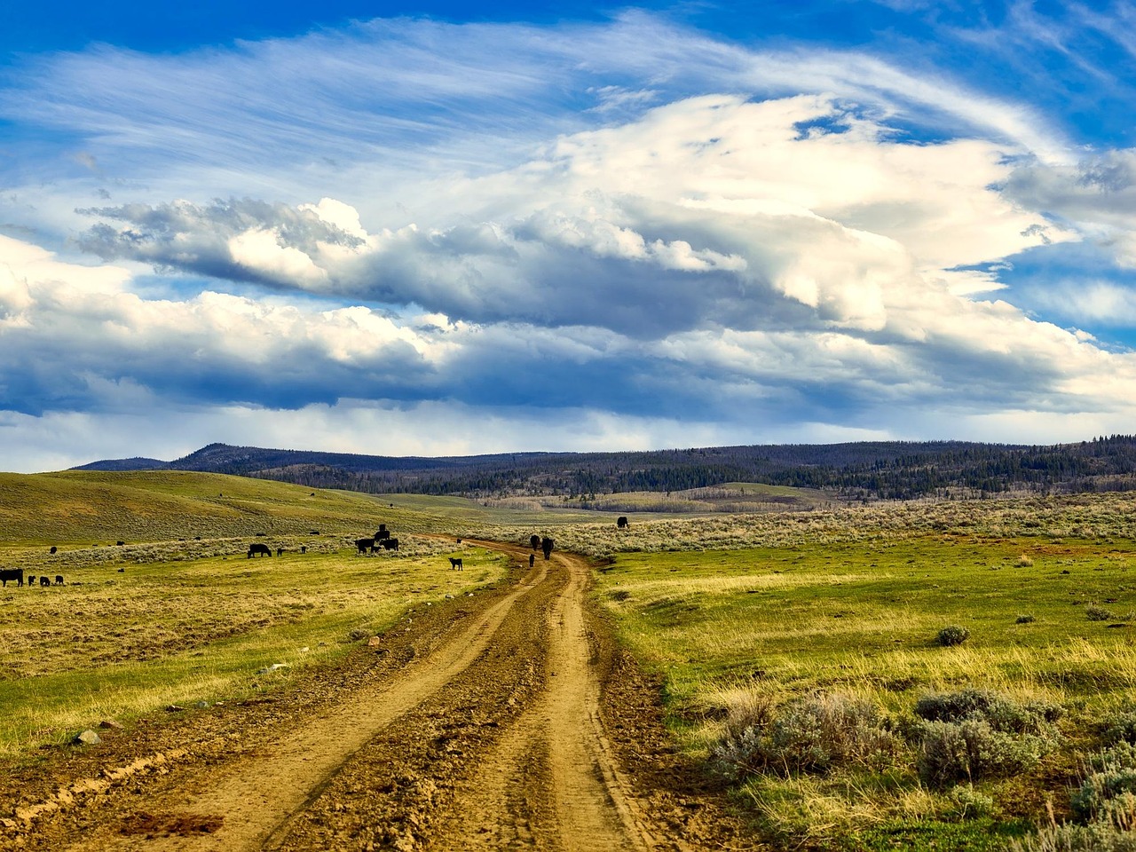 Wyoming Landschaft Himmel · Kostenloses Foto auf Pixabay