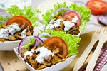 doner kebab, meatless, vegetarian