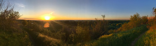 Free Panorama Sunset photo and picture