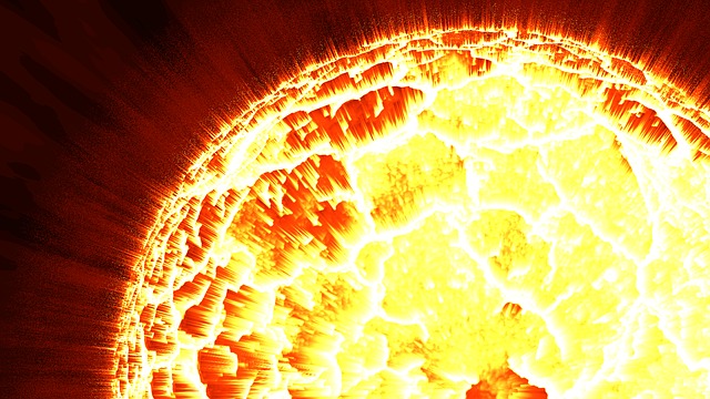 Free sun space astronomy illustration