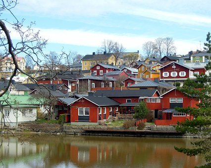 Gammel By, Landskab, Huse, Hjem