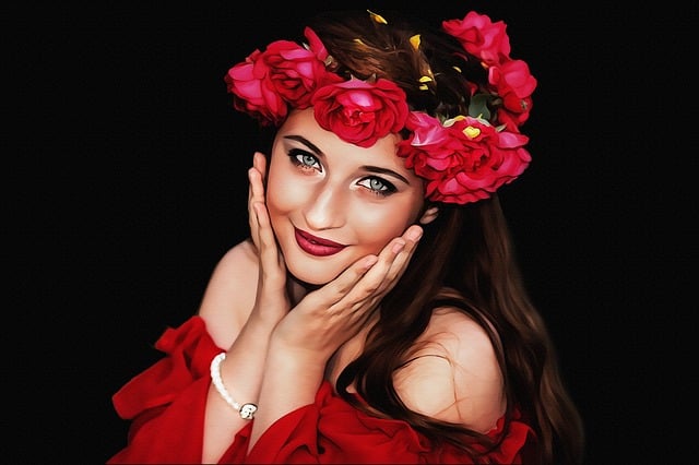 Free woman female beauty illustration