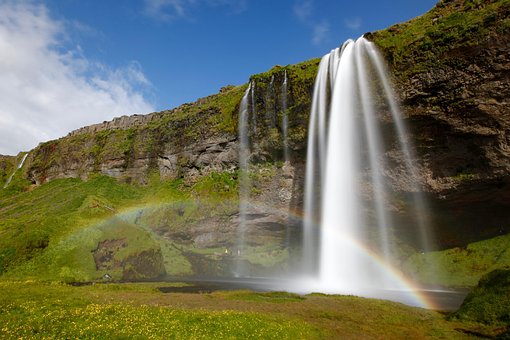 Free Waterfall Iceland photo and picture