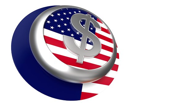 Symbol, Dollar, Ikoner, Finansiere