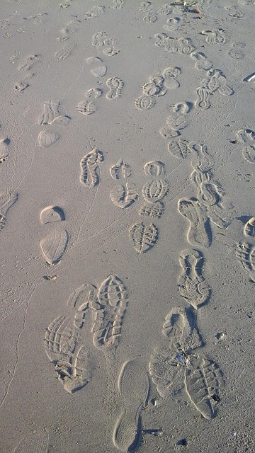 Free Footprints Sand photo and picture