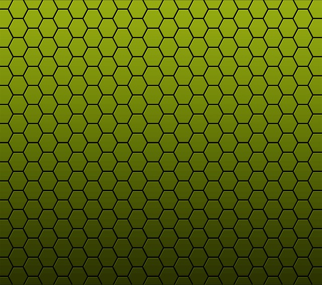 Yello Honeycomb, Background, Vector