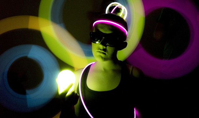 Disco, Gloed, Stokjes, Licht, Helder