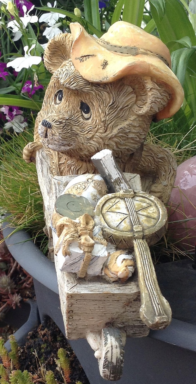 Figure Bear Wheelbarrow - Free photo on Pixabay