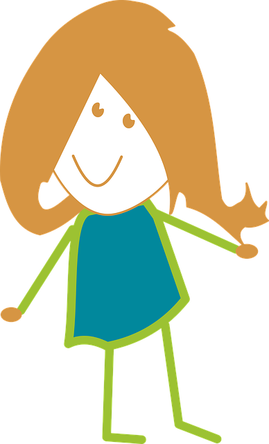 Vector, Niña, Svg