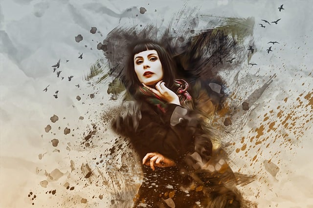 Free woman female beauty illustration