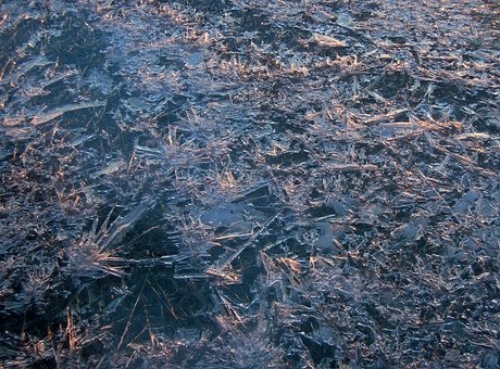 Tekstur, Is, Vinter, 4K Tapet, Mønstre
