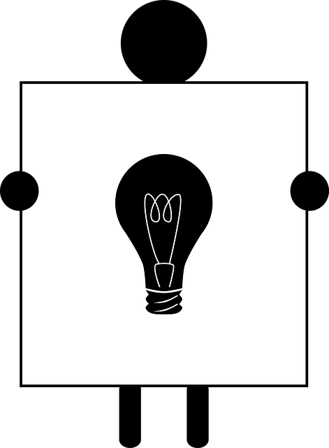 Free presentation idea the light bulb illustration