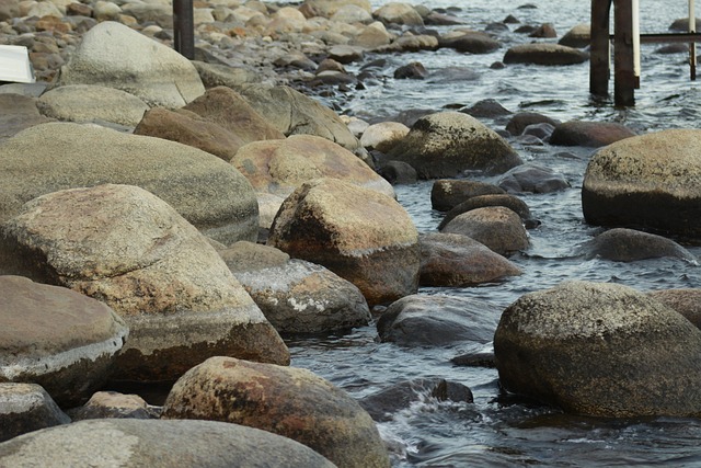 Felsen, Lake Tahoe, Wasser