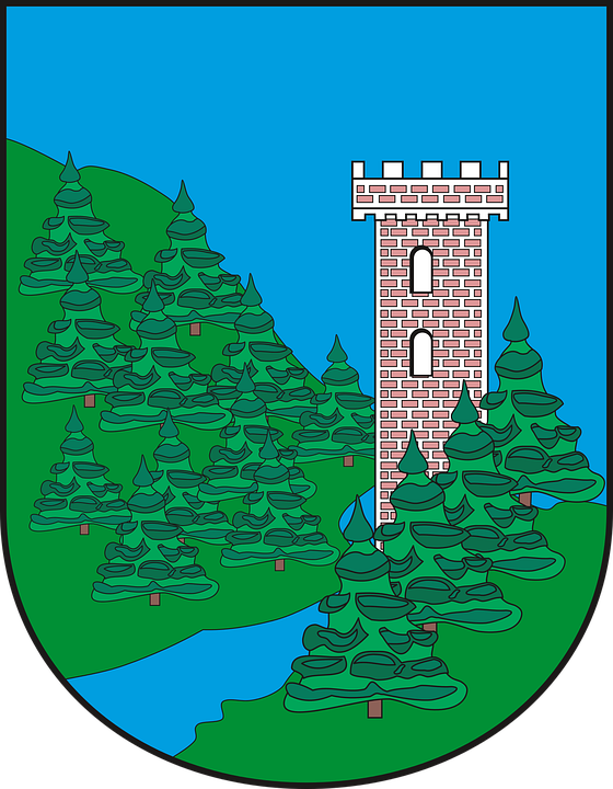 coat of arms black bor poland free vector graphic on pixabay blackbor
