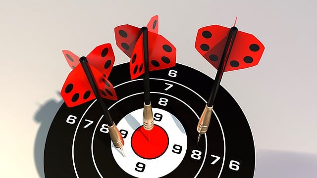 Free darts goal target illustration