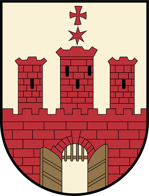 Free coat of arms kluczbork poland illustration