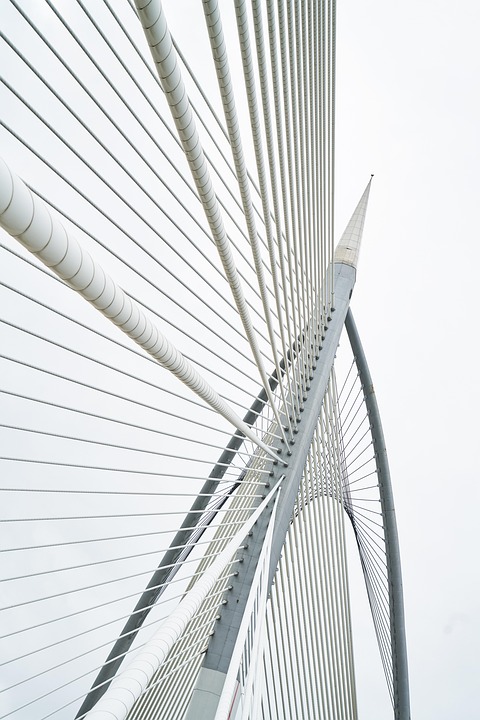 Bridge Long Metal Rope Rope Steel Bridge - Free photo on Pixabay