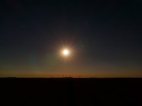 Ruhrgebiet, Abend, Industrie, Sonne