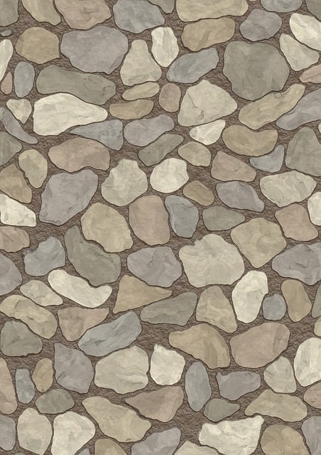 Free stone wall natural stone wall illustration