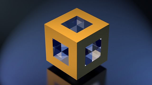 Free dice block cube illustration