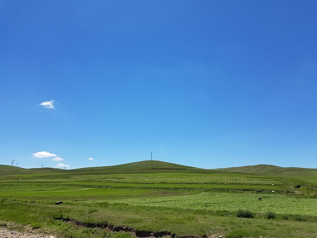blue sky, fresh air, cloud