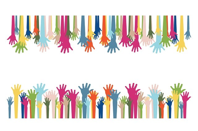 Free volunteer hands voluntarily illustration