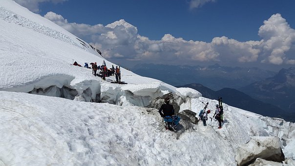 Free Crevasses Backcountry Skiiing photo and picture