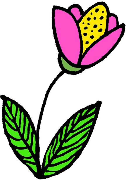 Tegning, Blomst, Nosegay, Natur, Lyserød